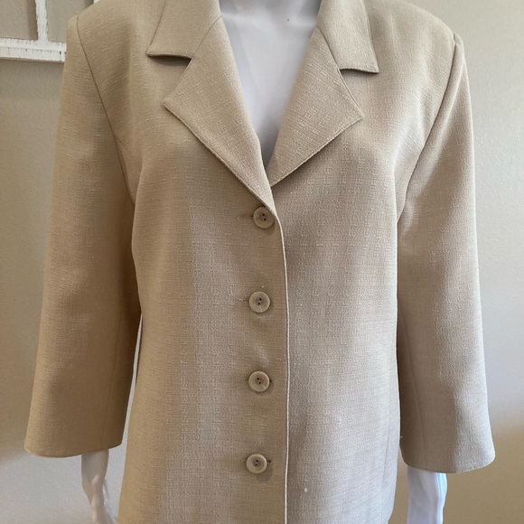 Blazer Vintage Draper's & Damon's Femme - Taille Petite (PL) - Jaune Multicolore Imprimé Floral